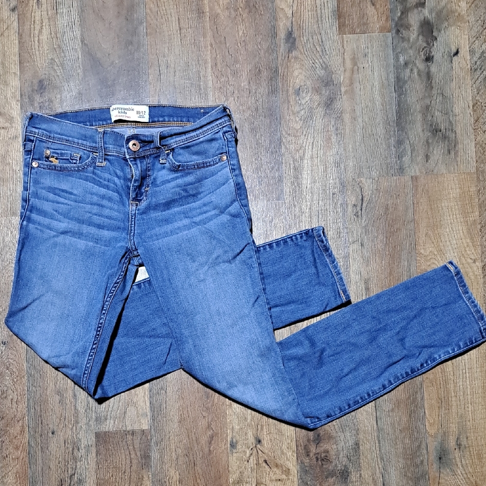 abercrombie kids Skinny Blue Denim Jeans Size 11/12